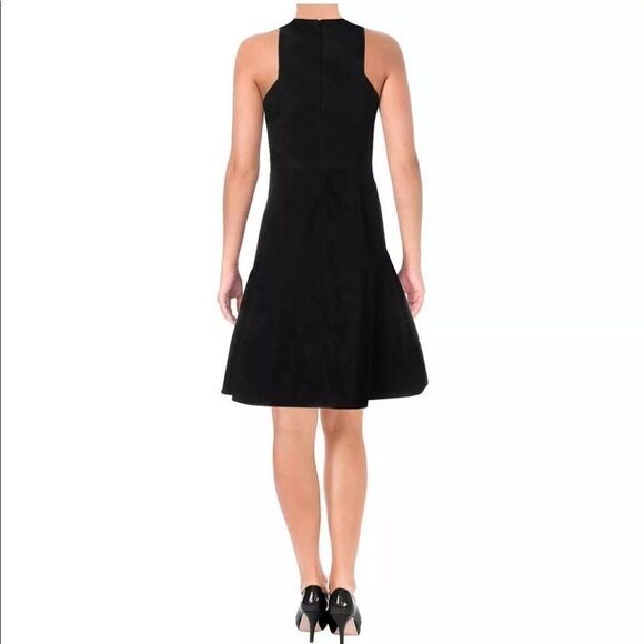 NWT Halston Sleeveless Tulip Fit Flare Dress - Picture 3 of 9
